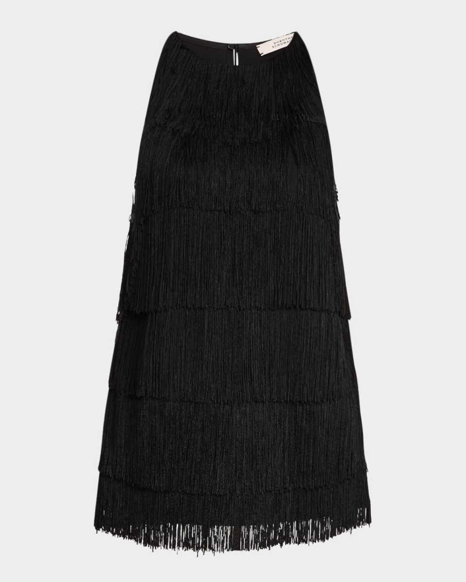Emotional Essence II Fringe Tiered Top